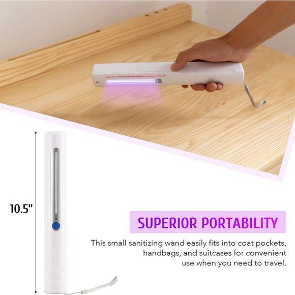 Handheld UVC Light Sanitizer Wand, - Picture 4 of 8